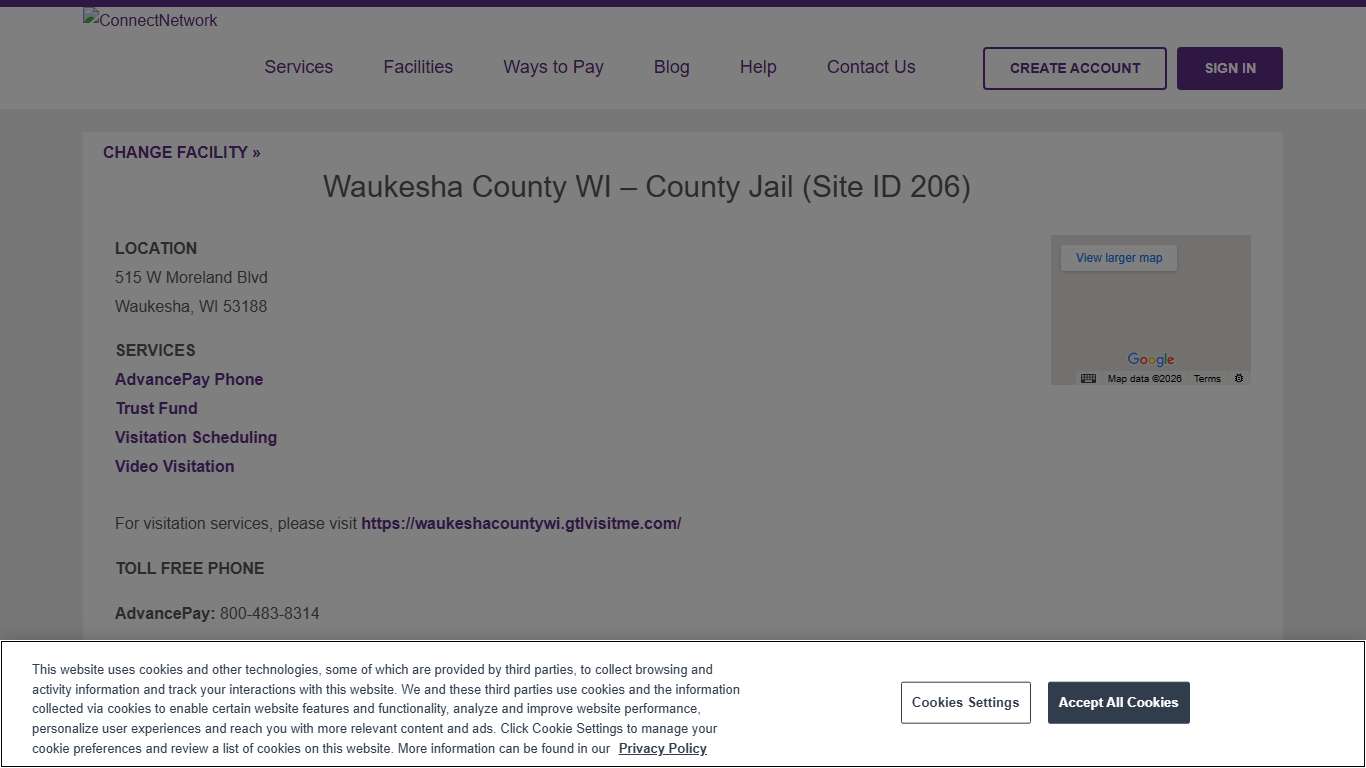 Waukesha County WI – County Jail ConnectNetwork